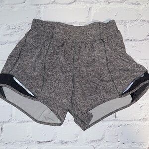 Women’s size 4 Lululemon Gray Shorts.  Great Condition.